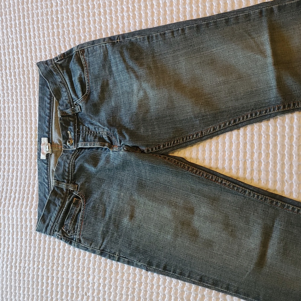 Embroidered Button Fly Jeans - Picture 3 of 14